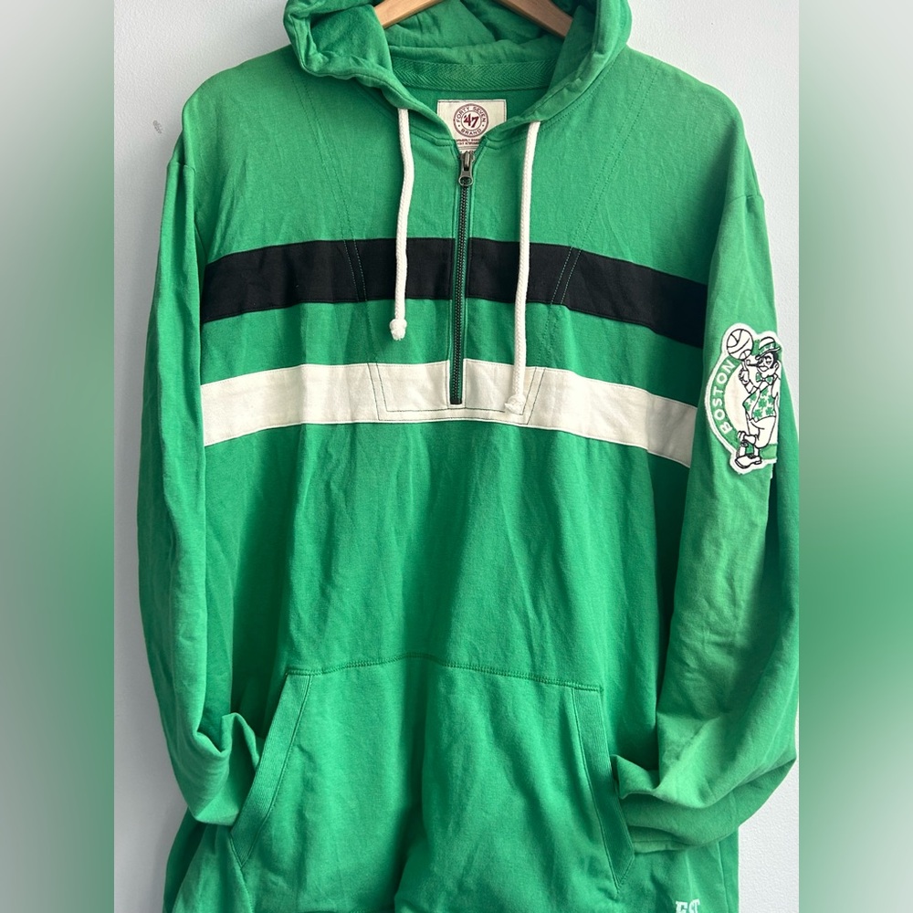‘47 Brand BOSTON CELTICS mens XL leprechaun hoody